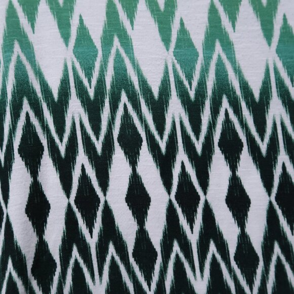 Chicos Womens Easywear Top 3/4 Sleeve Geometric Print Ombre Scoop Neck Shirt 0 - Picture 5 of 13